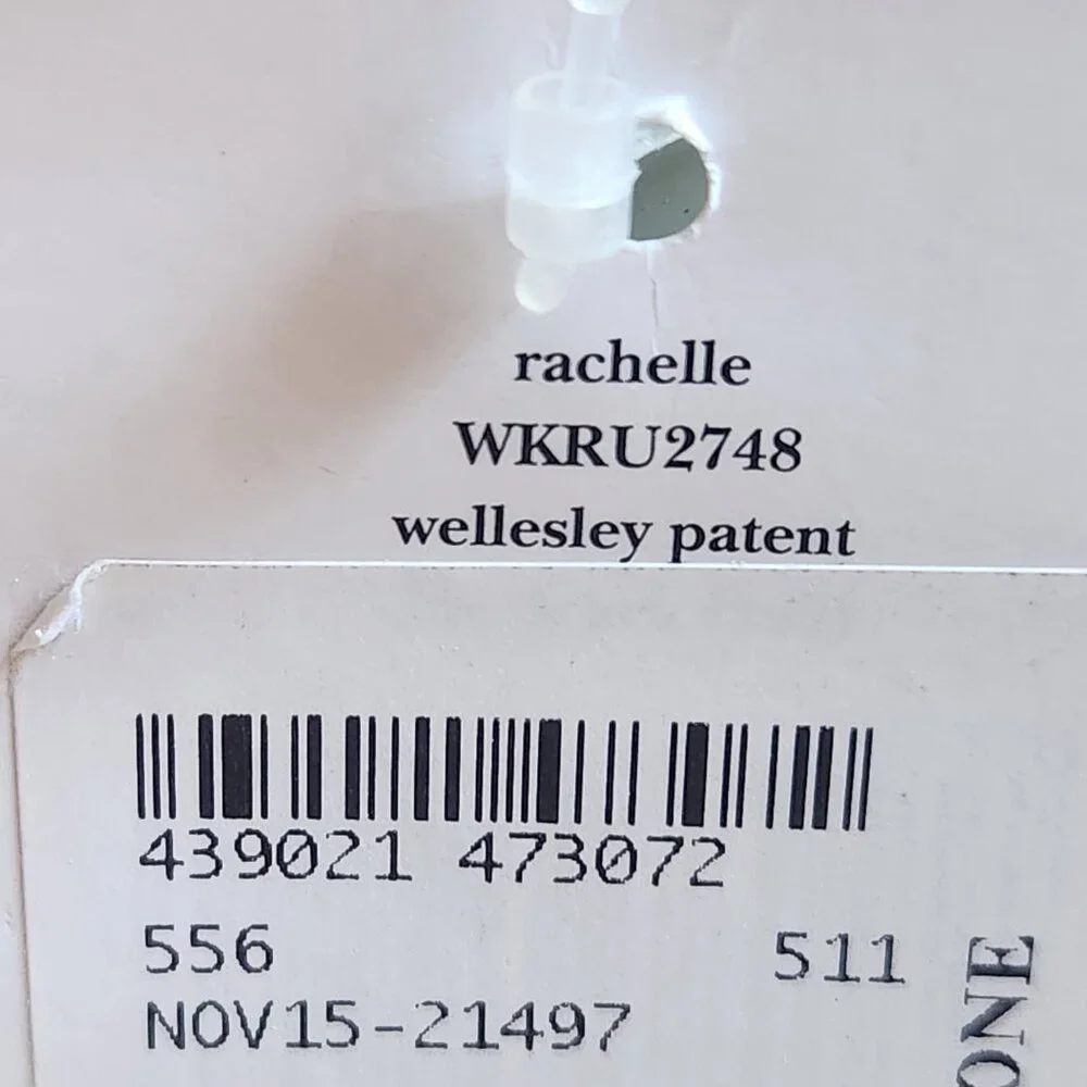 NWT Kate Spade Rachelle Wellesley Patent Leather Satchel--Cream and Black